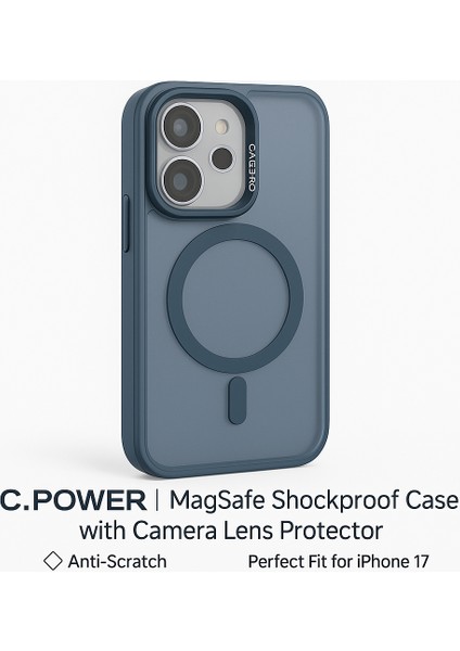 iPhone 17 Kılıfı, Kaliteli Kamera Lens Koruyucu Dahil,magsafe Uyumlu Darbe Dayanaklı,3 Renk