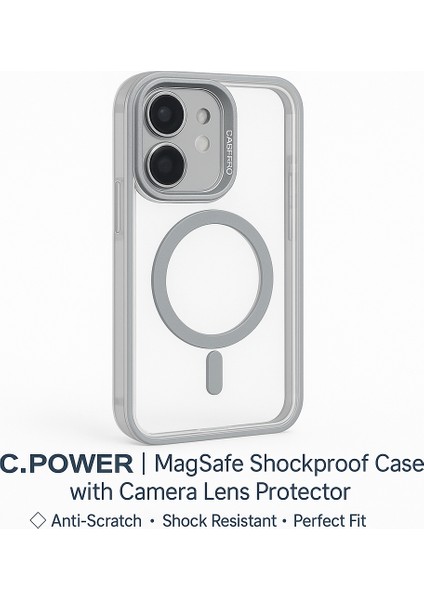 iPhone 17 Kılıfı, Kaliteli Kamera Lens Koruyucu Dahil,magsafe Uyumlu Darbe Dayanaklı,3 Renk