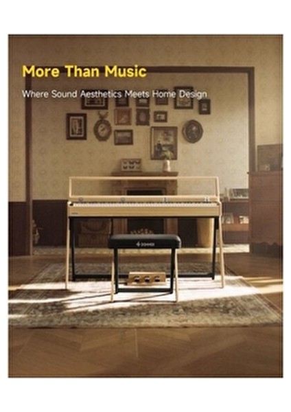 Oura R300 Dijital Piyano Light Wood Modern Tasarım ve Gerçek Tuş Hissi fırsatları