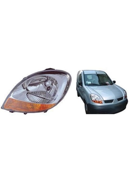 Far Sol Sarı Sinyalli Renault Kangoo (2003-2007)