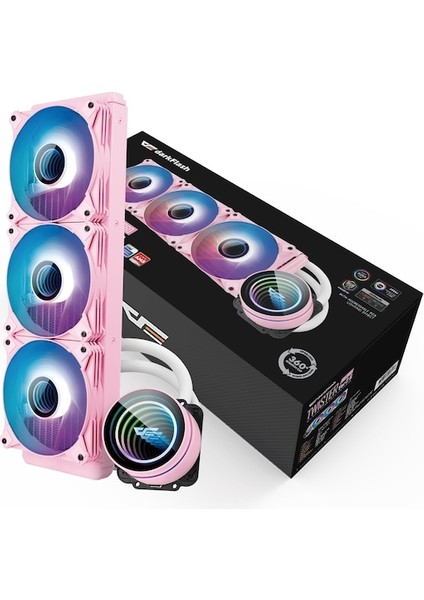 Twister DX-360 VER.2.6 Pembe/Beyaz İşlemci Sıvı Soğutma