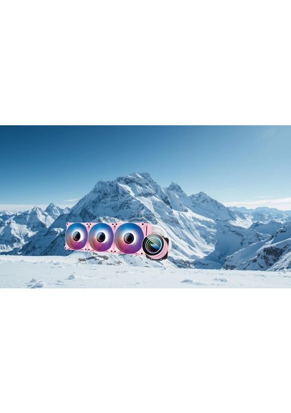 Twister DX-360 VER.2.6 Pembe/Beyaz İşlemci Sıvı Soğutma