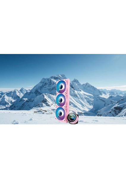 Twister DX-360 VER.2.6 Pembe/Beyaz İşlemci Sıvı Soğutma