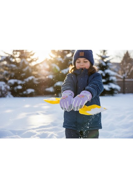 Kitti 9-15 Yaş Kız Çocuk Kar Kayak Eldiveni