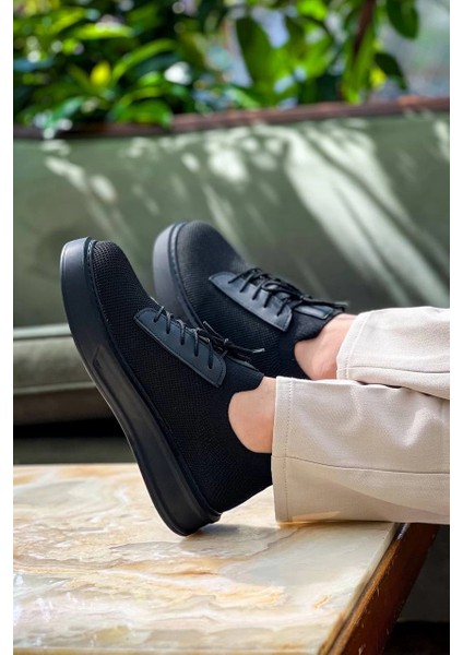KB-116 Kuback Siyah Siyah Taban Bağcıklı Triko Günlük Erkek Ayakkabı fiyatları