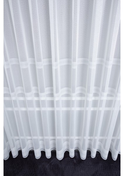 Nevra Gümüş Işlemeli 1/2,5 Normal Pileli Ütü Istemez Kırışmaz Yeni Sezon Salon Oda Tül Perdesi fırsatları