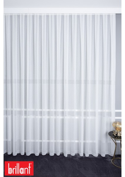 Keten Birce 1/2 Orta Pileli Ütü Istemez Kırışmaz Yeni Sezon Salon Oda Tül Perdesi indirimleri