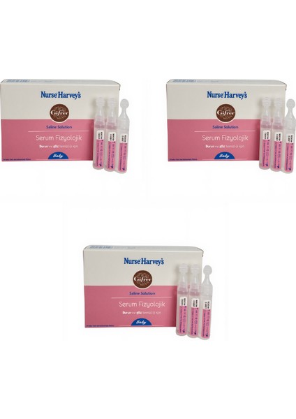 Serum Burun ve Göz Temizliği 5ml x 20 Flakon ( 3 Kutu 60 Adet)