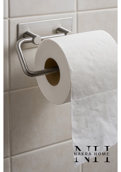 Paslanmaz Çelik Yapışkanlı Tuvalet Kağıdı Askılığı | Delmeden Montaj | Wc Kağıtlığı | Neme Dayanıklı modelleri