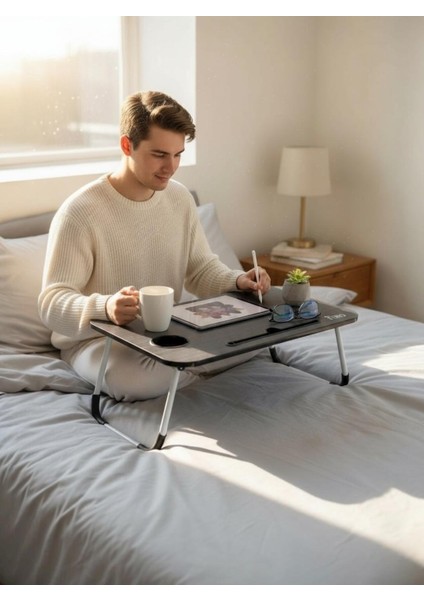 Çekmeceli Katlanır Laptop Sehpası, Tablet Sehpası, Ders Çalışma Masası modelleri