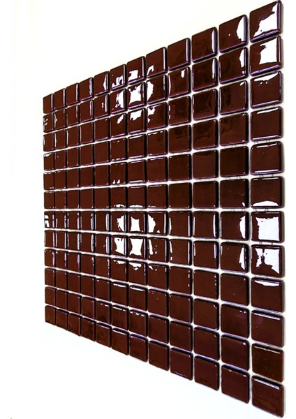 Mutfak Tezgah Arası, Havuz, Banyo, Sauna, Spa, Iç , Dış, Zemin, Duvar, Kaplama ve Dekorasyon Uygulamalarında Tüm Yüzeyler Için, 25X25MM. Çikolata Kahvesi, 31.5X31.5CM. Fileli Cam Mozak. fiyatları