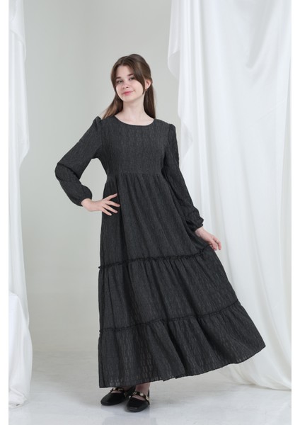 Mireya Kız Çocuk Elbise Füme fiyatları