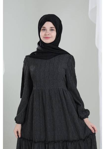 Mireya Kız Çocuk Elbise Füme modelleri