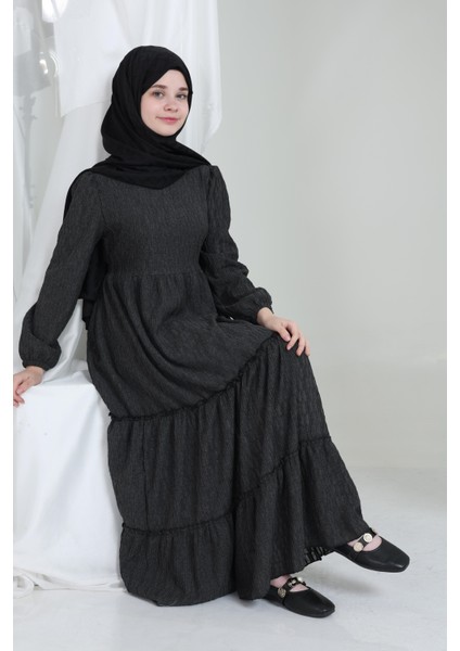 Mireya Kız Çocuk Elbise Füme fırsatları