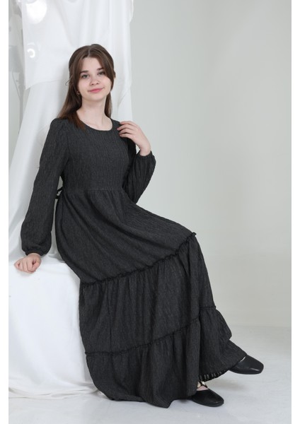 Mireya Kız Çocuk Elbise Füme indirimleri