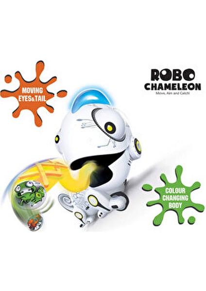 Robo Bukalemun Robot Oyuncak Hedef Al ve Yakala Özelliğiyle 2-7 Yaş Arası Çocuklar İçin