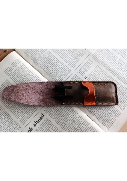 Crazy Gerçek Deri Özel Kalemleriniz Için Kalemlik ( 2*3 Kalem Için ) 27 cm \ 6 cm Lmn2 fırsatları