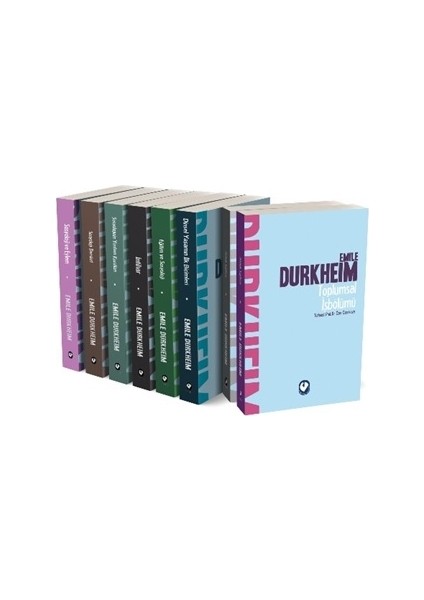 Emile Durkheim Seti (8 Kitap Takım)