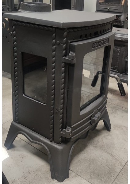 FS-052 Minör Lüx 3 Camlı Şömine fırsatları