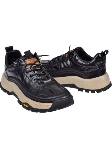 Erkek Spor Ayakkabı Sneaker GJ-25K570 Siyah indirimleri