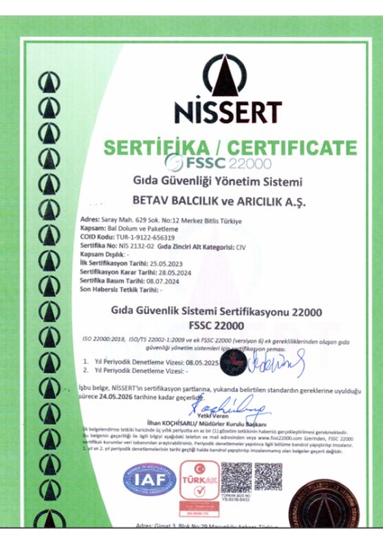 Yüksek Yayla Süzme Çiçek Balı Organik 460 gr