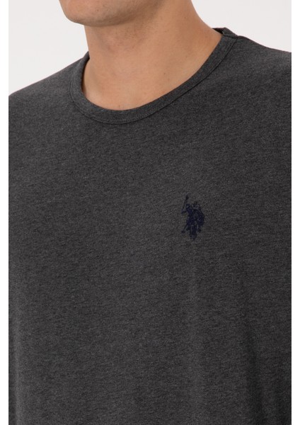 Erkek Antrasit Melanj Pijama Takım 50318602-VR081