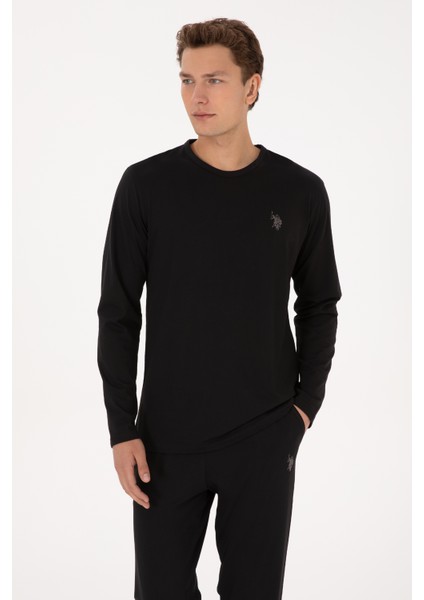 Erkek Siyah Pijama Takım 50318602-VR046 modelleri