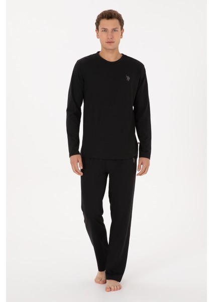 Erkek Siyah Pijama Takım 50318602-VR046 fırsatları