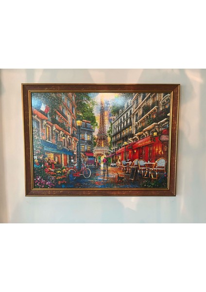 Pariste Bir Gün Puzzle Tablo