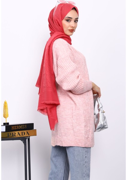 Pudra Bisiklet Yaka Triko Kazak fırsatları