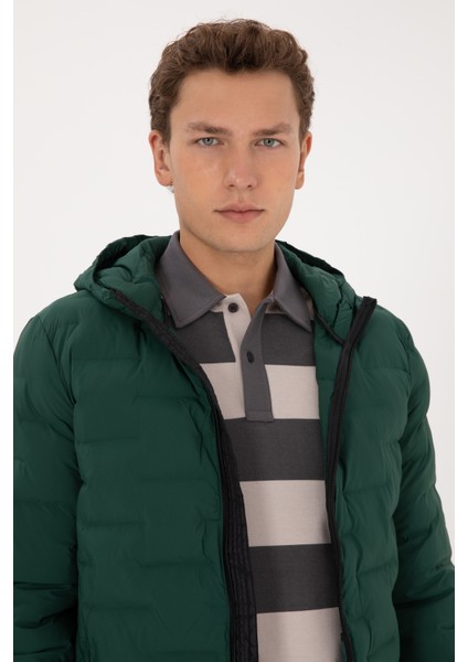 Erkek Koyu Yeşil Mont 50311988-VR079 fiyatları