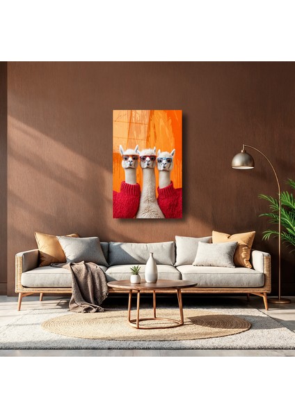 Cool Lamalar - Cam Tablo - DEG0261