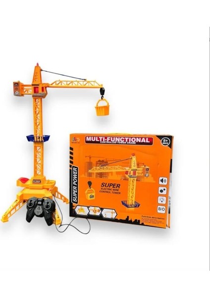 Sesli ve Işıklı Kablo Kumandalı Çok Fonksiyonlu Kule Vinç fiyatları