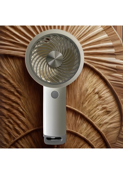 USB ile Şarj Olabilen 3 Ayarlı Fan Modlu Çanta Tipi El Fanı