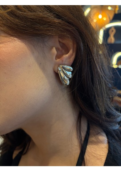 Üç Sıra Çelik Küpe indirimleri