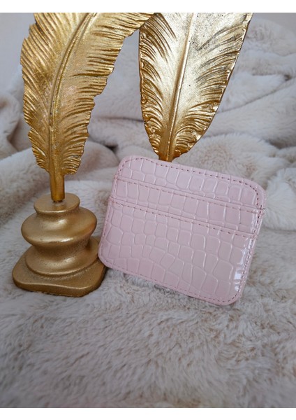 Kadın Timsah Desenli Deri Kartlık fiyatları