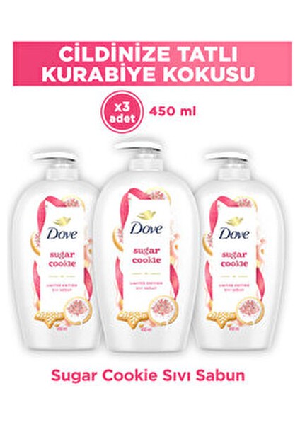 Sugar Cookie Sıvı Sabun 450 ml Yumuşak Temizleme ve Sınırlı Üretim fiyatları