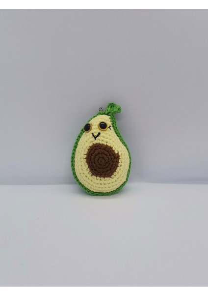 Amigurumi Avokado Anahtarlık & Çanta Süsü