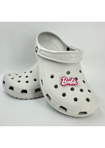 Terlik Süsü ve Aksesuarı , Çanta Süsü – Jibbitz 3D Barbiee Yazı Logo Figür Aksesuar fiyatları