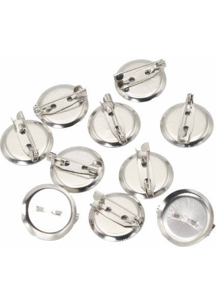 Broş Iğnesi Yuvarlak 10 Adet