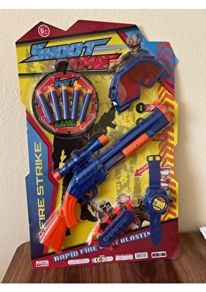 Oyuncak Sünger Atan Tüfek Seti Sağlam ve Güvenli 5-7 Yaş Erkek Çocuklar İçin fiyatları