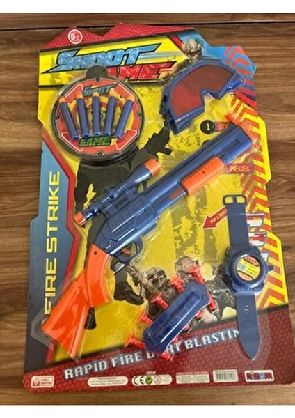 Oyuncak Sünger Atan Tüfek Seti Sağlam ve Güvenli 5-7 Yaş Erkek Çocuklar İçin modelleri