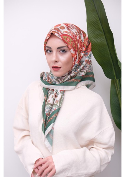 Renkli Karma Desen Dijital Soft Eşarp