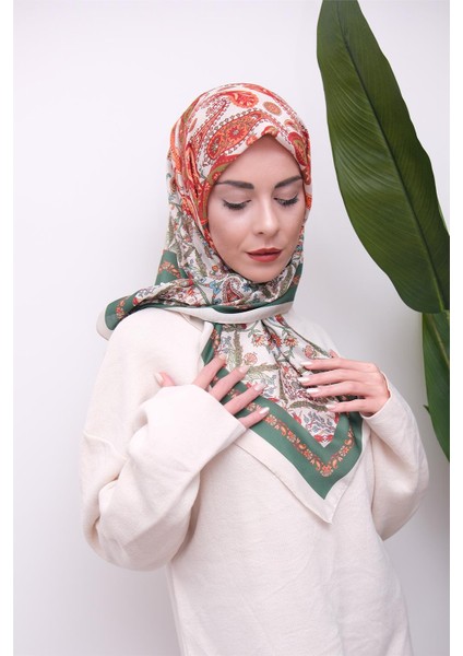 Renkli Karma Desen Dijital Soft Eşarp modelleri