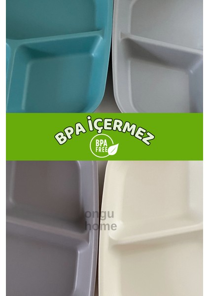 2 Adet Kahvaltı Tabağı Üç Bölmeli Tabak Mama Tabağı Tabldot fiyatları