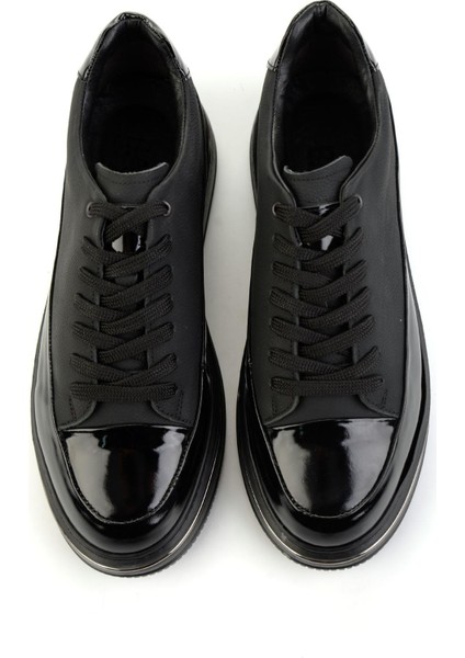 Siyah Siyah Floter Hakiki Deri Erkek Casual Ayakkabı E01089001208 fırsatları