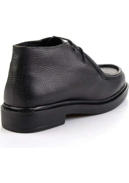 Siyah Hakiki Deri Erkek Bot & Bootie E02648606640 modelleri