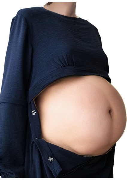 PATENTLİ LZD Lazede Hamile Muayene Elbisesi