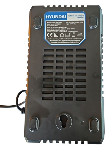 Şarj Adaptörü 58V 2A | Hyundai HYC60LI Akülü Testere Uyumlu – Orijinal Şarj Cihazı modelleri