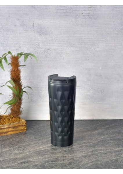 H2O Termos Kupa 400 ml Siyah